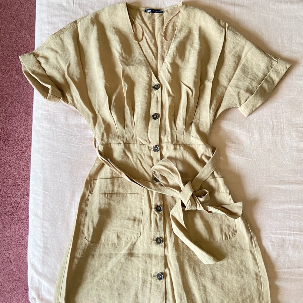 Zara Tan Dress